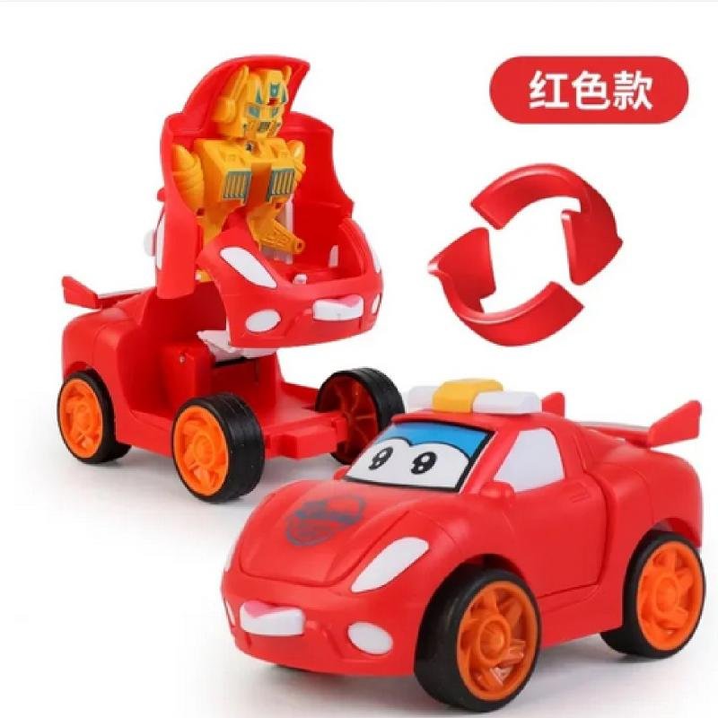 2-in-1 Transforming Robot Toy – Impact Deformation Car Robot for Children