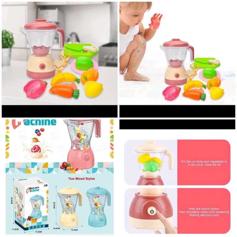Mini Juicer With Artificial Fruits 🍇