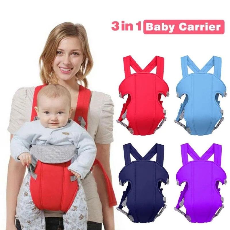 Multicolor Adjustable Baby Carrier Strong Material Safety Belt Adapt to Newborn Infant &amp;amp; Toddler of 3 to 18 Month Backpack