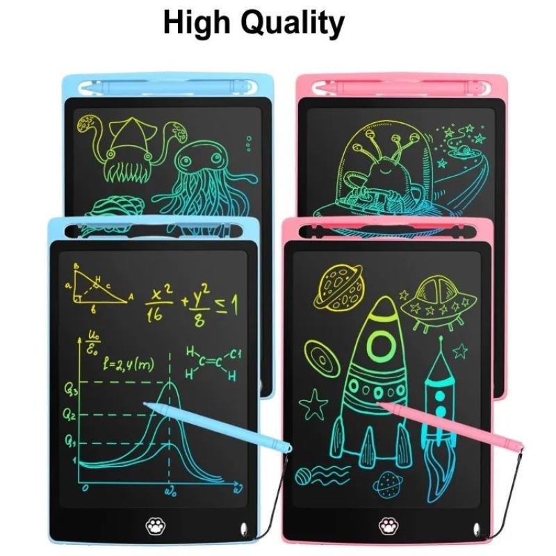 8.5 inch Multicolor Display LCD Drawing Writing Tablet for Kids &amp;amp; Adults with Pen | Eraseable Colorful E-writer Digital Memo Pad