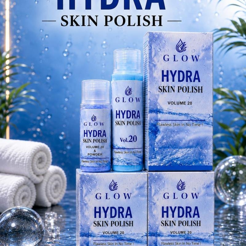 Glow Hydra Skin Polish Volume 20 | Hydrating Skin Polish for Soft, Smooth &amp;amp; Radiant-Looking Skin | Professional Beauty Care