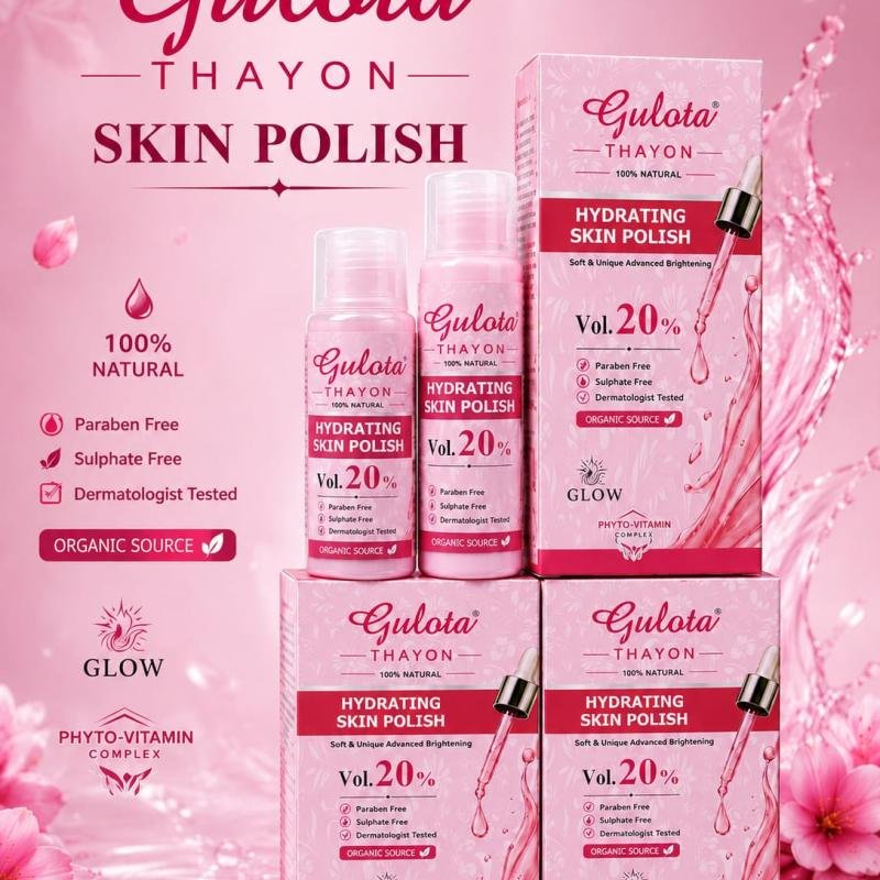 Gulota Thayon Hydrating Skin Polish 20% | Radiance-Boosting Face &amp;amp; Body Polish | Hydrating Glow Care | Paraben &amp;amp; Sulphate Free