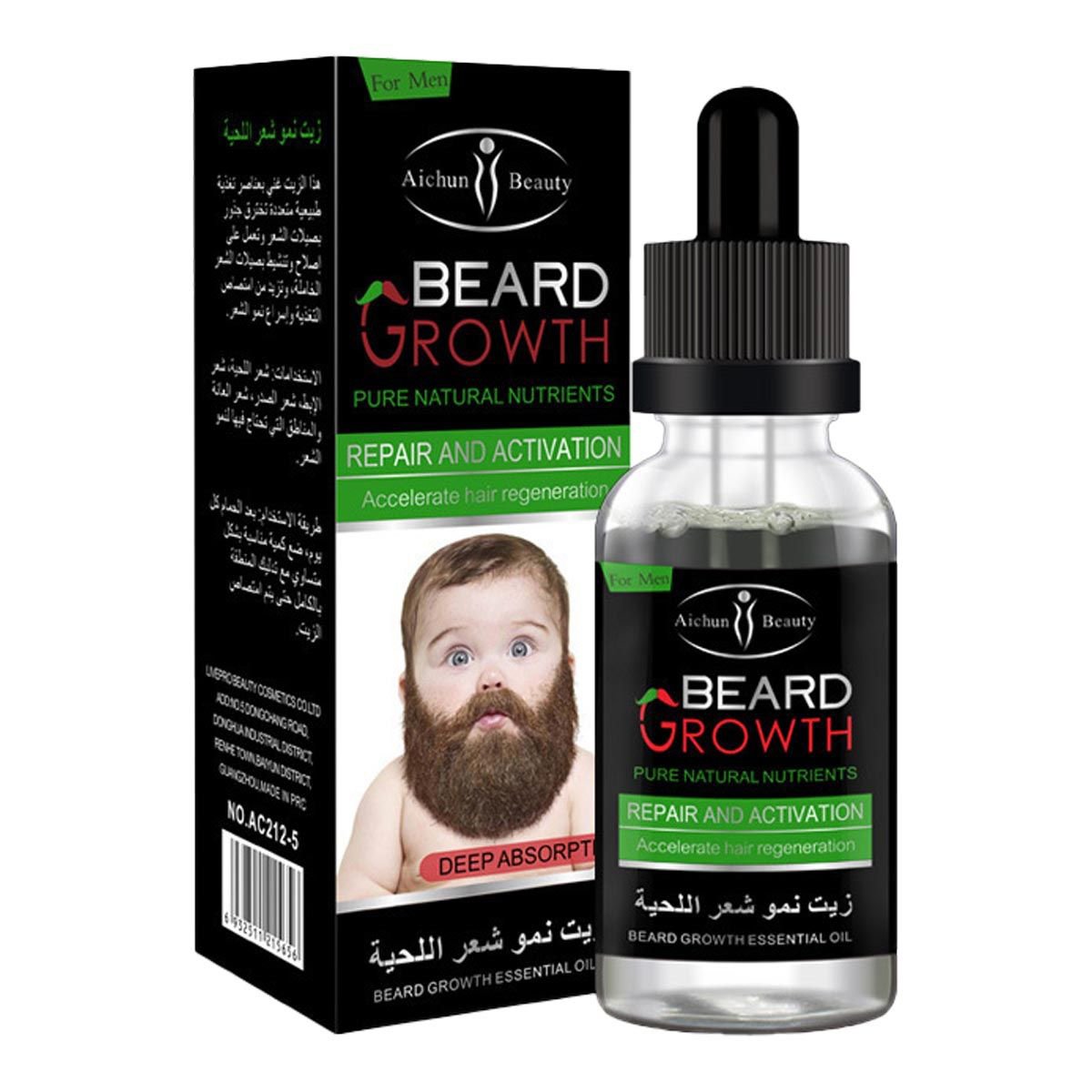 Beard and Mustache Hair Growth Oil Best Hair oil for Men 30 ML